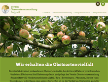 Tablet Screenshot of obstsortensammlung.ch